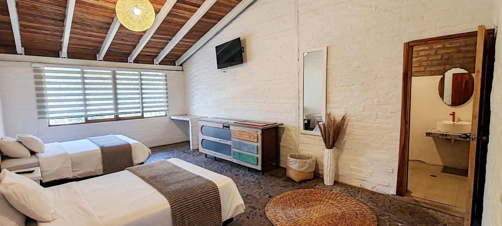 Rustic Quinta La Aurora Panzió Baños Szoba fotó